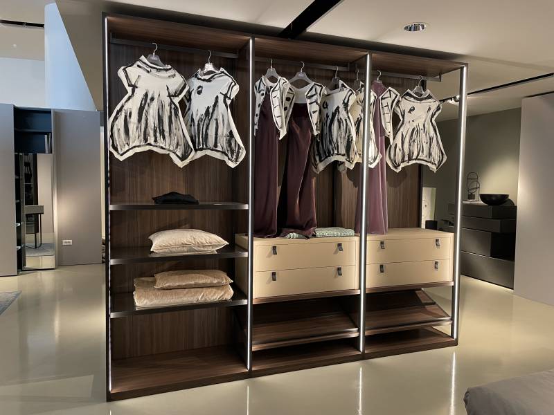 dressing avec des lumières